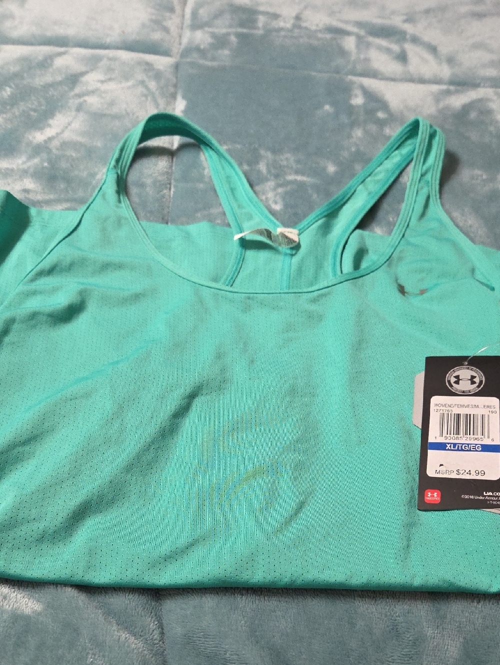 Under Armour Women’s Turquoise Racerback Shirt